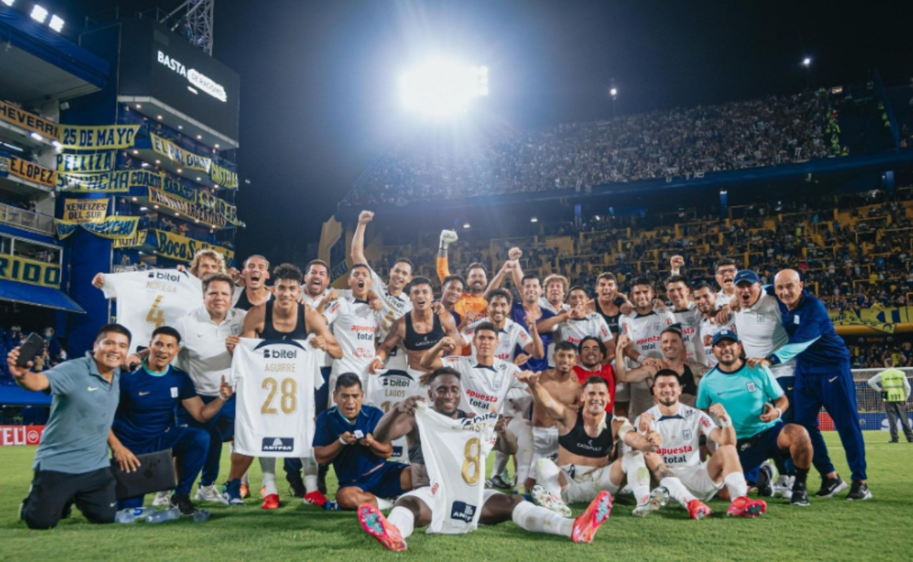 Alianza Lima logró histórico triunfo en La Bombonera (Crédito: Alianza Lima).
