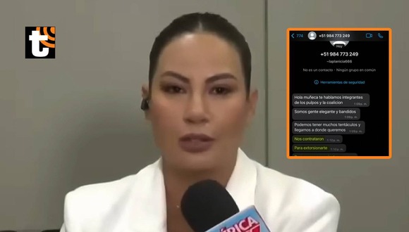 Pamela López denunciar extorsión por parte de Los Pulpos