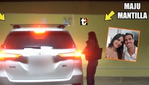 ¿Maju Mantilla y Gustavo Salcedo juntos dentro de auto tras escándalo?: Difunden reveladoras imágenes