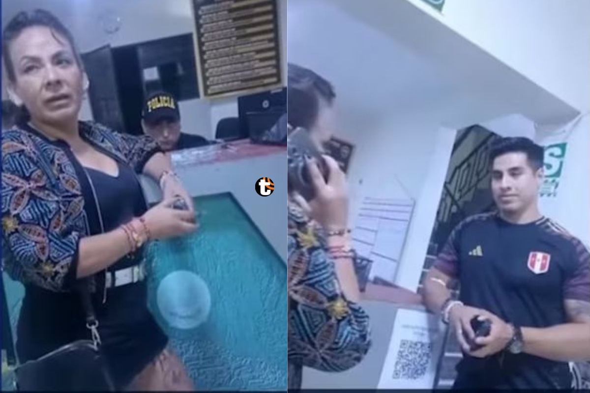 Congresista Kira Alcarraz protagoniza otro incidente y se enfrenta con policías. Foto: Punto Final