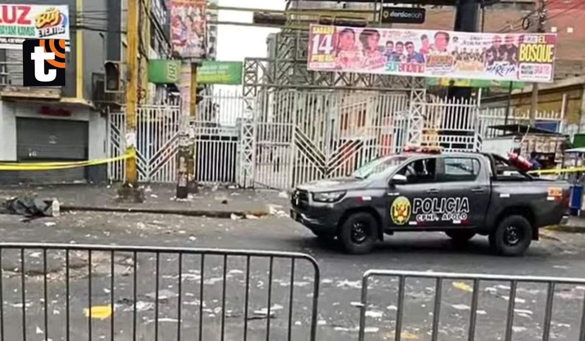 Patrulla en el lugar del asesinato,