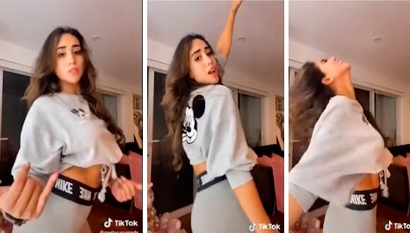 Melissa Paredes baila en redes sociales