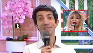 ‘Flaco’ Granda rechaza EN VIVO a Susy Díaz y le hace roche en pleno programa: “Podría ser mi abuela”