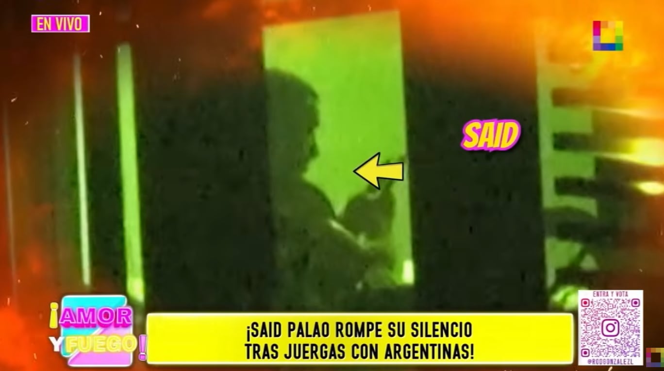Said Palao es captado dentro del departamento de Alejandra Baigorria tras pedir perdón y llorar en EEG.