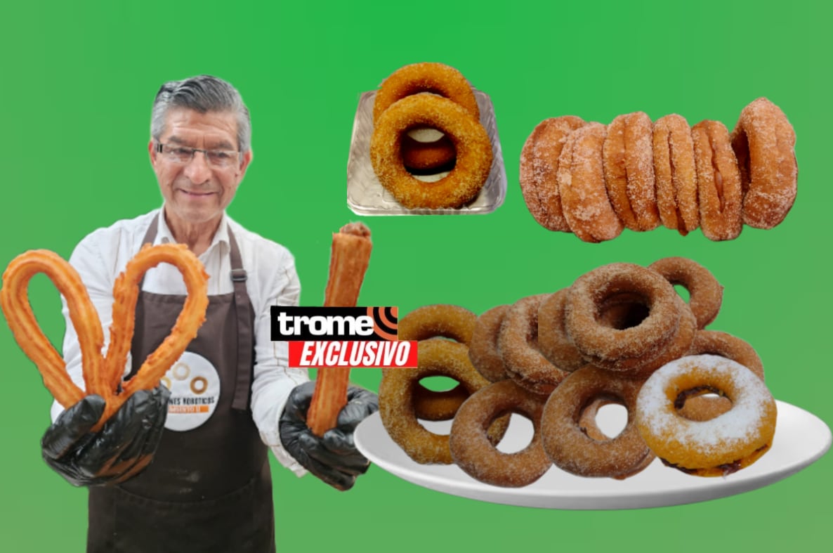 Los churros y sus deliciosas presentaciones con creatividad de peruanos. (Entrevista y foto compos: Isabel Medina / Trome).