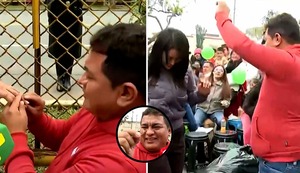 ¡Viva el amor en la Parada Militar! Joven se arrodilla y le propone matrimonio a su novia