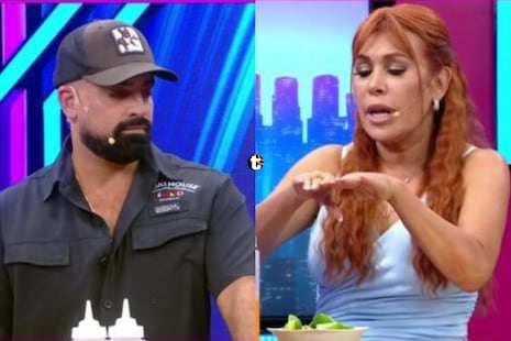 ¡Se picó! Brian Rullán se alteró cuando Magaly le pregunta si Laura Spoya lo dejó “por mantenido”
