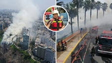 Bomberos controlan incendio en acantilado de la Costa Verde y evacúan albergue