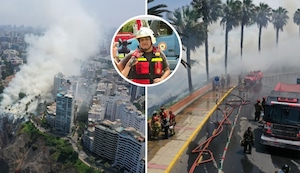 Bomberos controlan incendio en acantilado de la Costa Verde y evacúan albergue