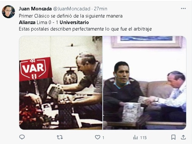 Deciciones del VAR fueron cuestionadas con meme.