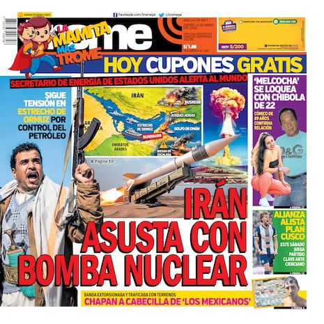 IRÁN ASUSTA CON BOMBA NUCLEAR
