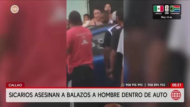 Asesinan a balazos a hombre dentro de auto en el Callao. Foto: América noticias