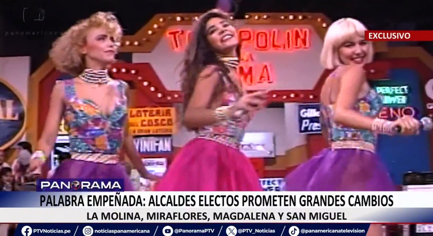 Carla Robbiano cuando formaba parte del grupo femenino 'Candela'.