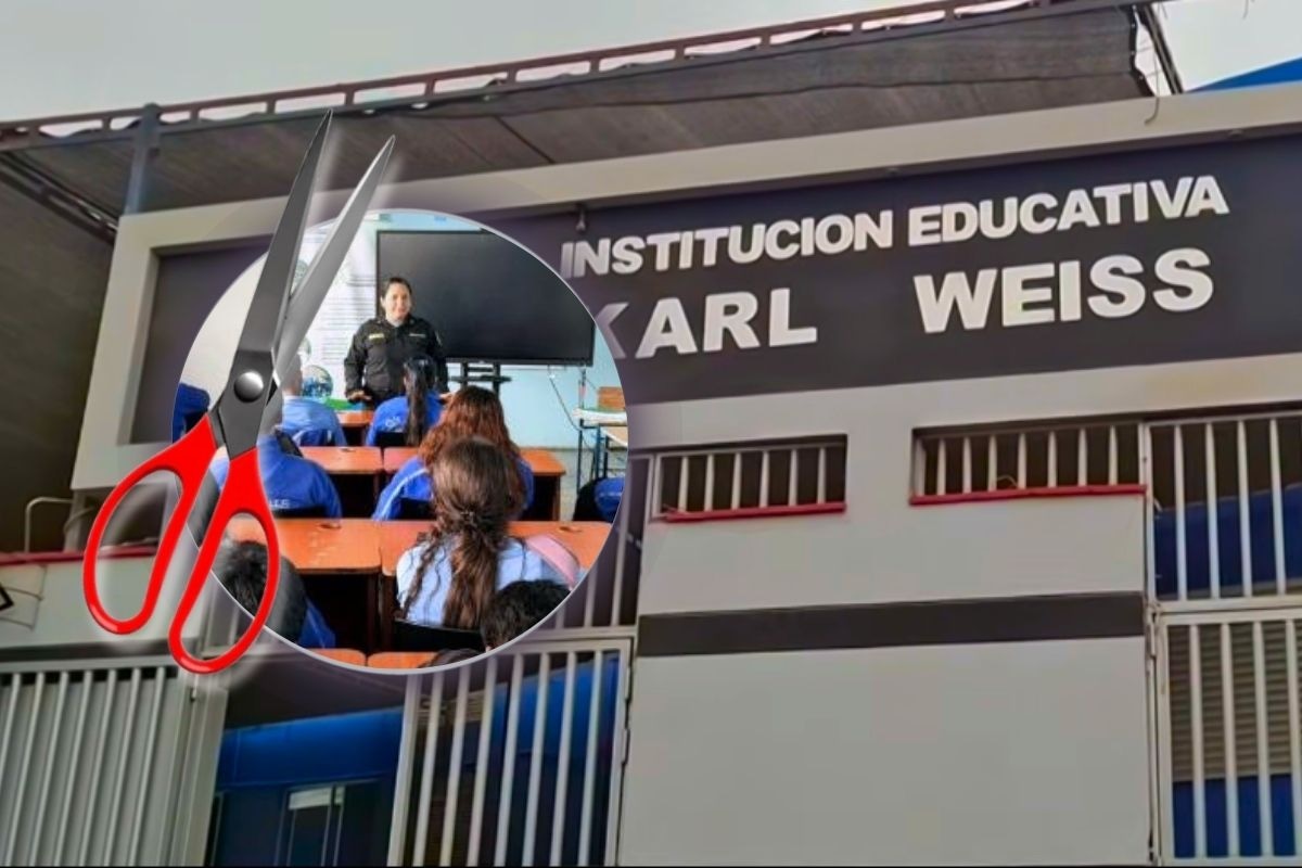 Escolar de 3ro de secundaria fue atacado por compañera con una tijera (Imagen: @Latina)