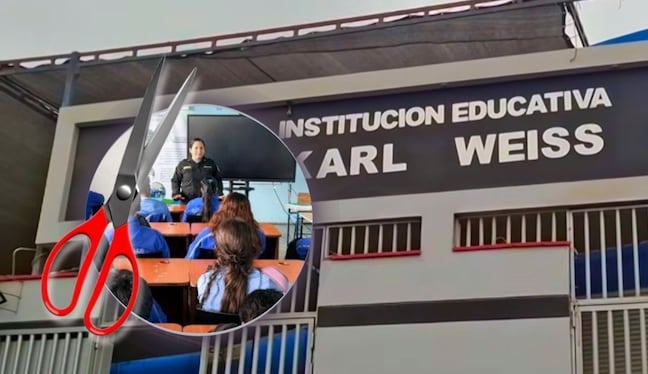 Escolar de 3ro de secundaria fue atacado por compañera con una tijera (Imagen: @Latina)