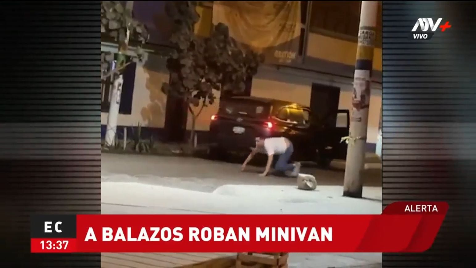 La víctima recibió un cachazo en la cabeza en el cruce de Pedregal con Augusto B. Leguía. Foto: ATV
