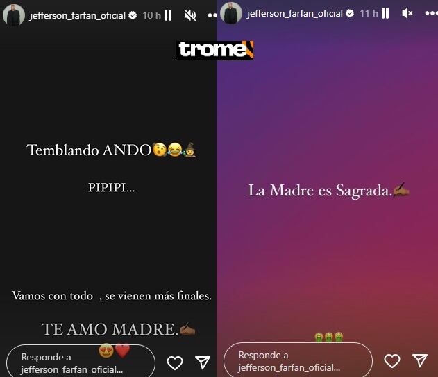 Pronunciamiento de Jefferson Farfán contra Magaly.