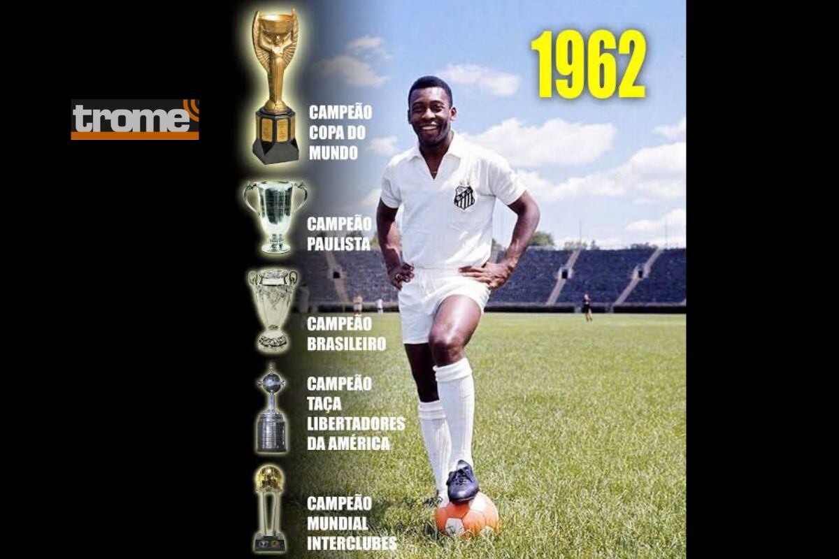 Pelé y las copas que ganó en su carrera (@globoesporte)