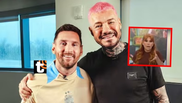 TROME - Tinelli chotea a Milett y se hace enorme tatuaje en honor a Messi: "Te amo"