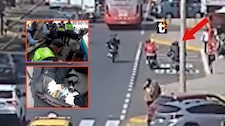 ¡Feroz asalto a cambista en Surco! Delincuentes armados roban 100 mil soles y dos son capturados