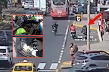 ¡Feroz asalto a cambista en Surco! Delincuentes armados roban 100 mil soles y dos son capturados