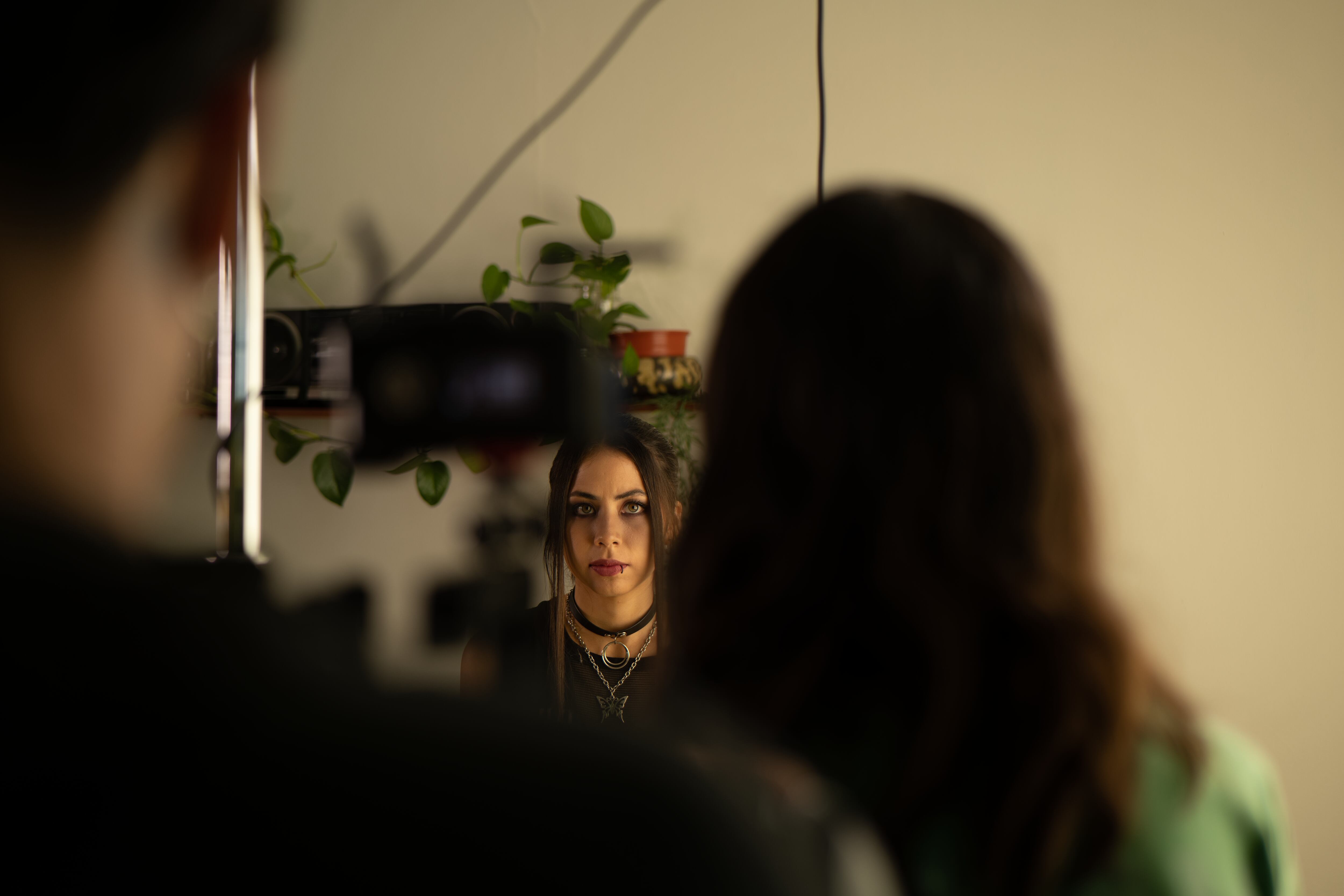 Grabación de una de las escenas de 'La Disciplina del Silencio'