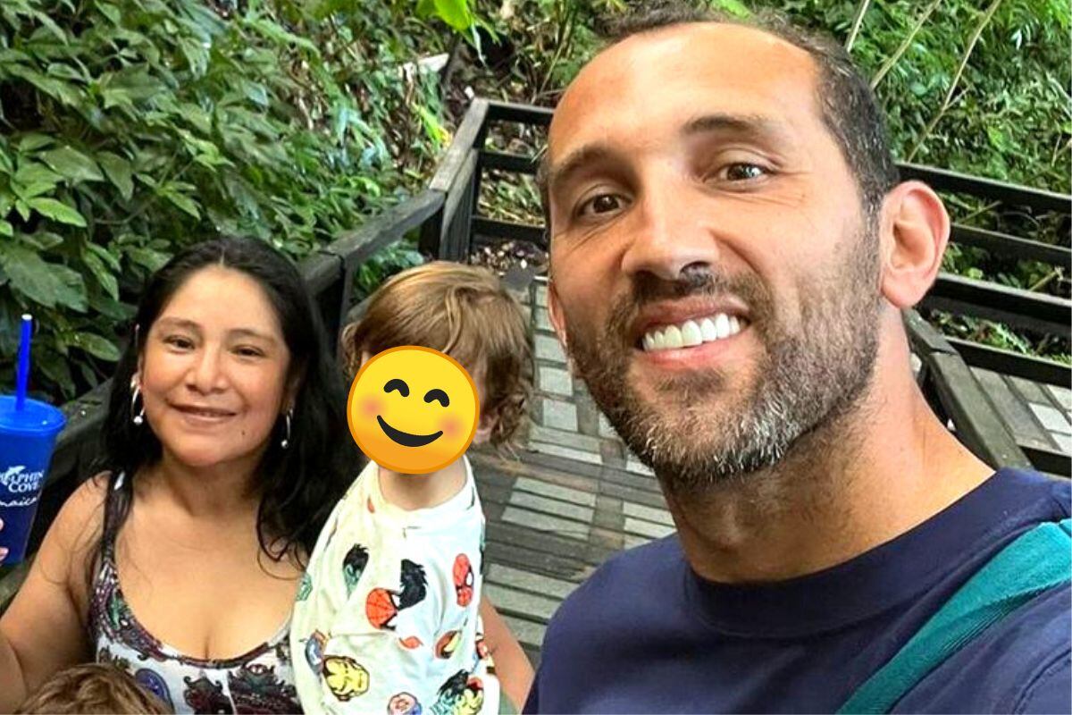 Hernán Barcos lleva a nana de su hijo de vacaiones a todos lados (Foto: @barcos)