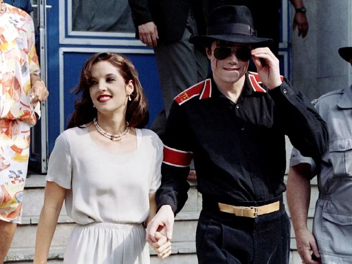 Junto a Michael Jackson, con quien estuvo casada de 1994 a 1996 (Foto: Reuters)