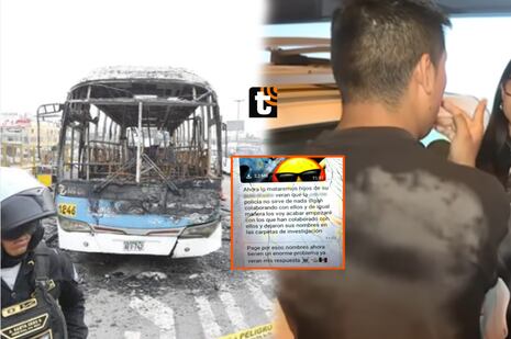 ¡Viven una pesadilla! Extorsionadores amenazan a familiares de chofer que murió tras ataque a bus