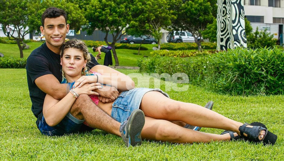 Macarena Vélez y Said Palao en los tiempos de 'Combate'.