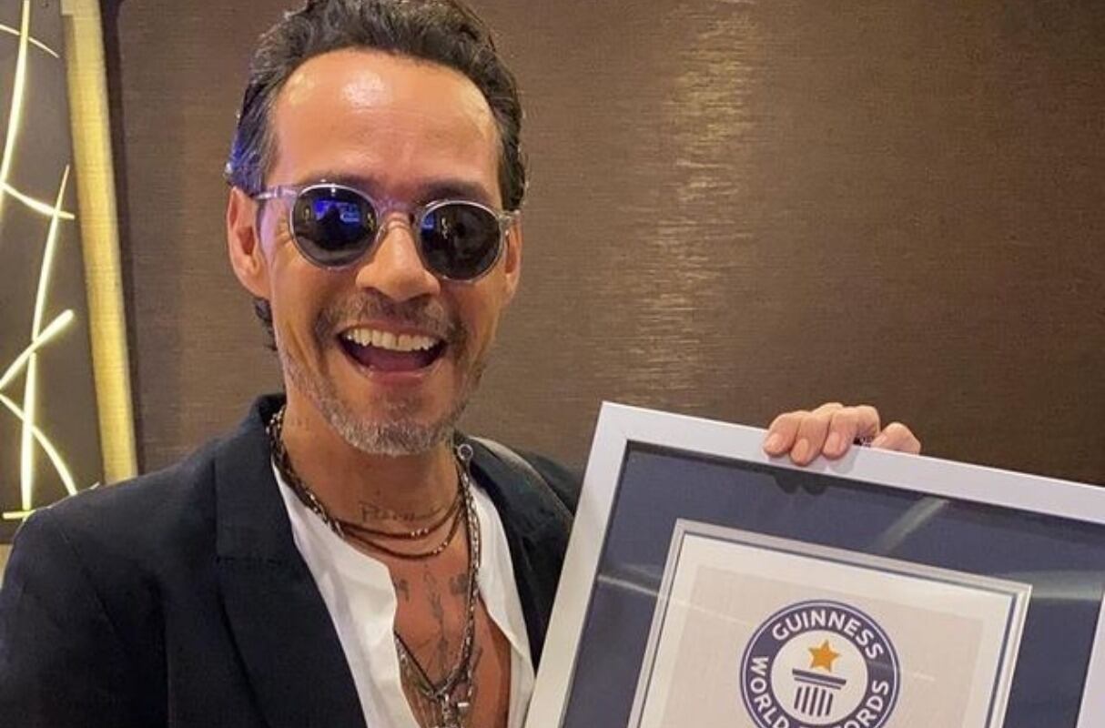 El cantante de salsa Marc Anthony recibió un récord Guinness por ser el artista masculino más galardonado de los Premios Lo Nuestro. (Foto: Marc Anthony / Instagram)