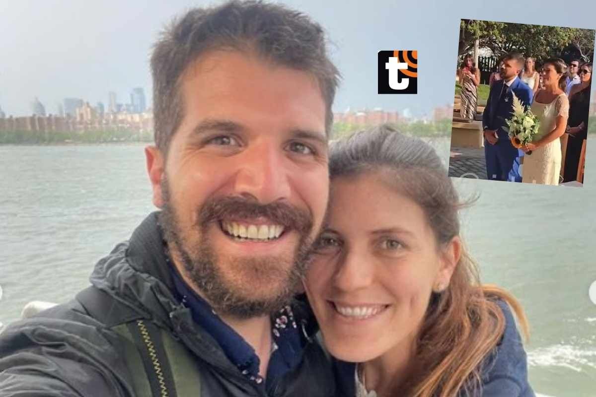 José Peláez y Alejandra de la Flor sellaron su unión ante Dios. (Instagram)