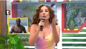 Janet coquetea EN VIVO al Cuto Guadalupe tras verlo bailar: “Eres mi amor platónico, con tu tablero de chocolate”