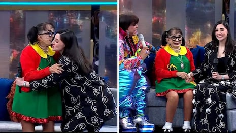 ¡El junte más emotivo! Así fue el encuentro de María Antonieta de las Nieves y la actriz que da vida a la...