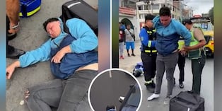 Surco: Falso ‘delivery’ es capturado tras ser embestido por camioneta durante huida