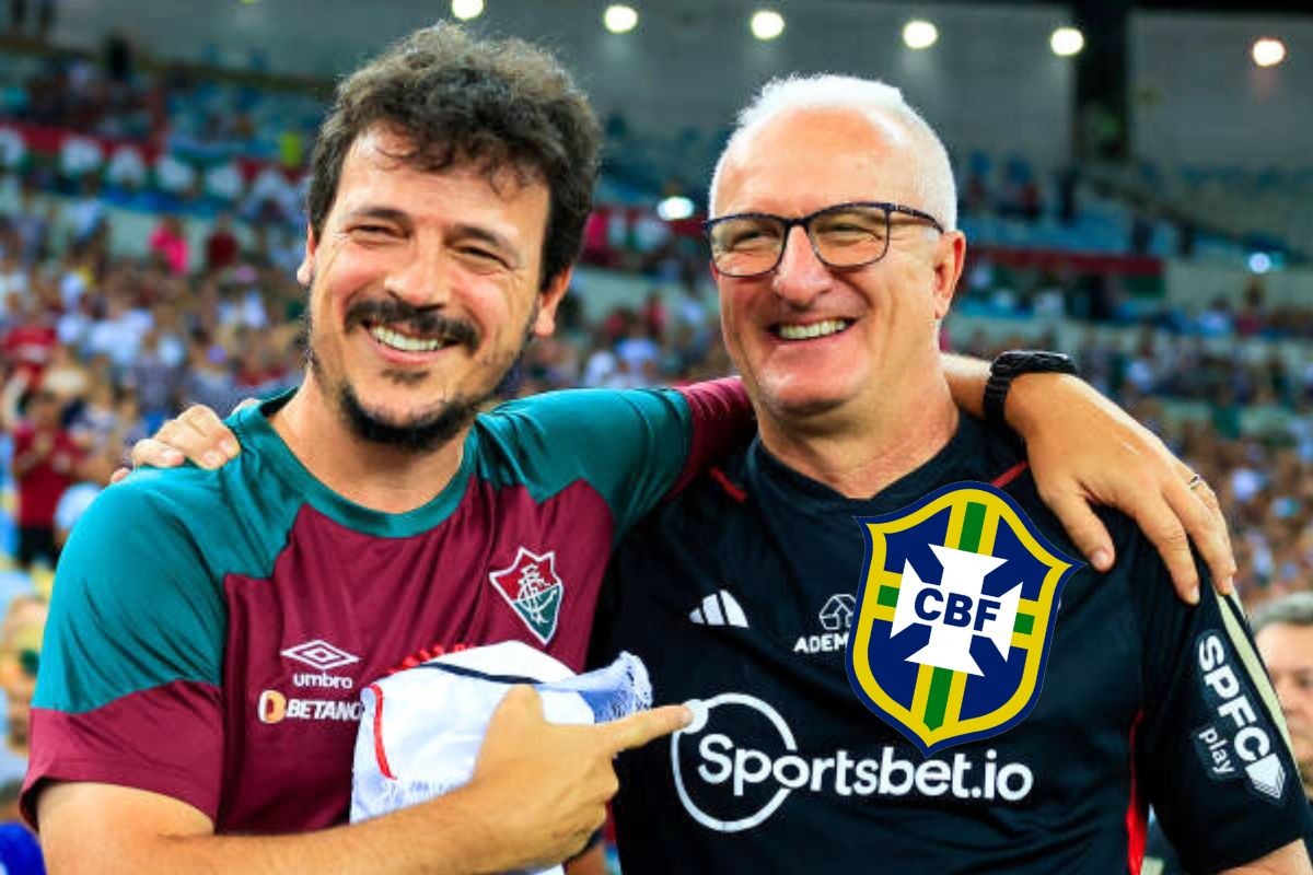 Fernando Diniz señala Dorival Júnior, el elegido por Brasil para suplirlo en su cargo (Foto: @globoesporte)