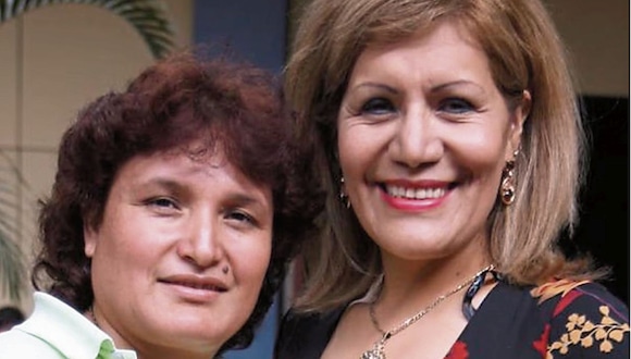 Alicia Delgado y Abencia Meza