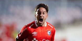 Alejandro Hohberg con dos goles fue una de las figuras de Cienciano ante Lanús. (@clubcienciano)