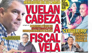 VUELAN CABEZA A FISCAL VELA