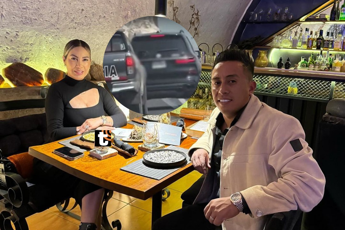 Christian Cueva y Pamela López fueron ampayados besándose y fugando de Lima en su camioneta.