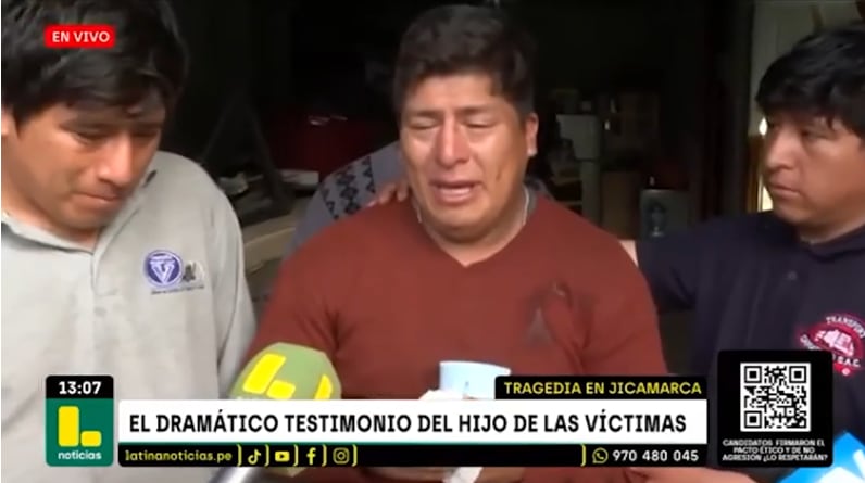 Hijo de esposos fallecidos en trágico choque de tráiler, reveló que estaba hablando con su mamá en ese momento.