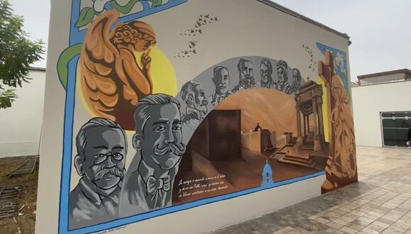 Cementerio Presbítero Maestro: Presentan el primer mural conmemorativo en 216 años de historia