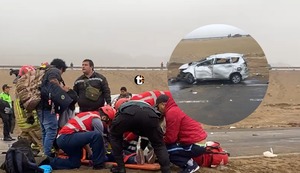 Tragedia en Pasamayo: Camioneta se despista, vuelca y deja dos personas fallecidas y varios heridos | VIDEO