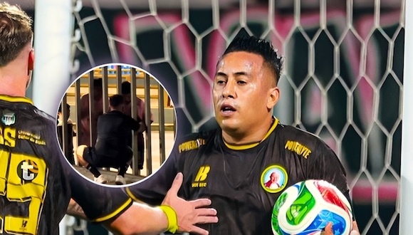 Christian Cueva responde al pedido de un grupo de niños a su salida del Miguel Grau (Video: @Kevyn Arias)