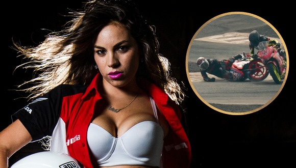 TROME - Difuden video de fuerte accidente de Aída Martínez en campeonato de motos