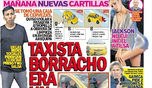 TAXISTA BORRACHO ERA UN DEMONIO