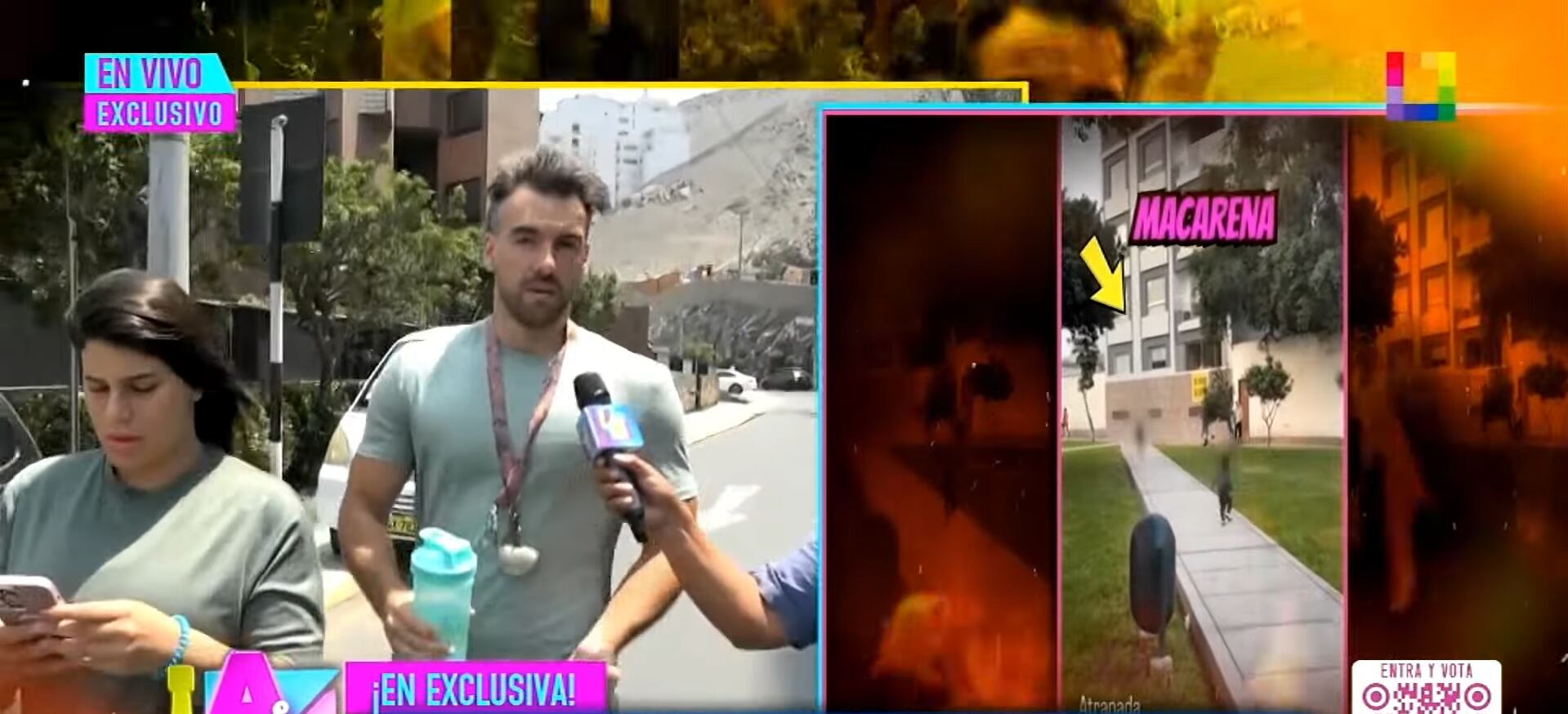 Argentino responde tras fuerte pelea con su expareja. (Fuente: Willax)