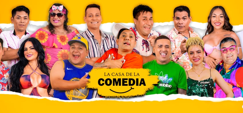 La casa de la comedia es un programa de streaming que reúne varios cómicos