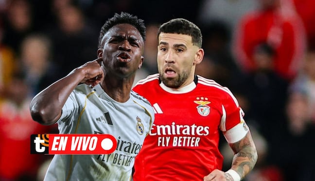 Real Madrid recibe a Benfica por Playoffs de Champons Lague (Composicion: GEC/Getty Images)