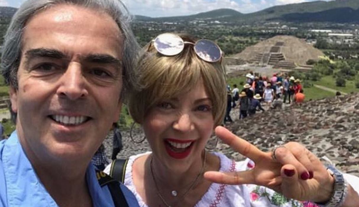 Edith Gonzalez y su esposo, Lorenzo Lazo (Foto: Instagram)